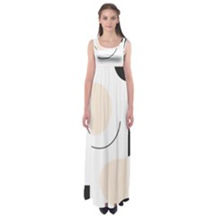 A Minimalist Pattern With Simple Lines And Shapes, Creating A Clean And Modern Aesthetic 05 Empire Waist Maxi Dress