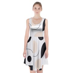 A Minimalist Pattern With Simple Lines And Shapes, Creating A Clean And Modern Aesthetic 05 Racerback Midi Dress