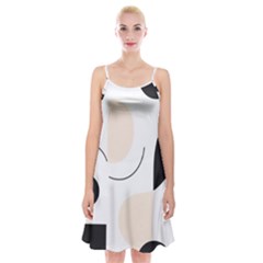 A Minimalist Pattern With Simple Lines And Shapes, Creating A Clean And Modern Aesthetic 05 Spaghetti Strap Velvet Dress