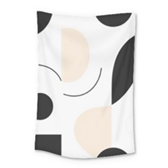 A Minimalist Pattern With Simple Lines And Shapes, Creating A Clean And Modern Aesthetic 05 Small Tapestry by myclothy