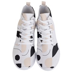 A Minimalist Pattern With Simple Lines And Shapes, Creating A Clean And Modern Aesthetic 05 Men s Lightweight High Top Sneakers