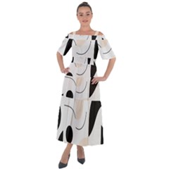 A Minimalist Pattern With Simple Lines And Shapes, Creating A Clean And Modern Aesthetic 05 Shoulder Straps Boho Maxi Dress 