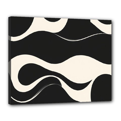 A Minimalist Pattern With Simple Lines And Shapes, Creating A Clean And Modern Aesthetic 06 Canvas 20  X 16  (stretched)