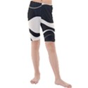 A Minimalist Pattern With Simple Lines And Shapes, Creating A Clean And Modern Aesthetic 06 Kids  Mid Length Swim Shorts View1