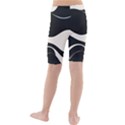 A Minimalist Pattern With Simple Lines And Shapes, Creating A Clean And Modern Aesthetic 06 Kids  Mid Length Swim Shorts View2