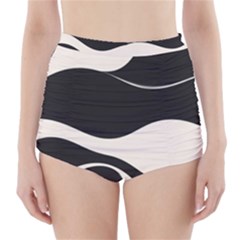 A Minimalist Pattern With Simple Lines And Shapes, Creating A Clean And Modern Aesthetic 06 High-waisted Bikini Bottoms