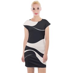 A Minimalist Pattern With Simple Lines And Shapes, Creating A Clean And Modern Aesthetic 06 Cap Sleeve Bodycon Dress