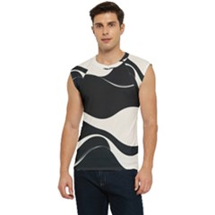 A Minimalist Pattern With Simple Lines And Shapes, Creating A Clean And Modern Aesthetic 06 Men s Raglan Cap Sleeve T-shirt