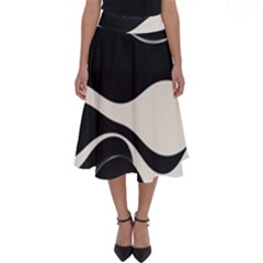 A Minimalist Pattern With Simple Lines And Shapes, Creating A Clean And Modern Aesthetic 06 Perfect Length Midi Skirt by myclothy