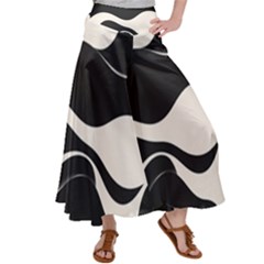 A Minimalist Pattern With Simple Lines And Shapes, Creating A Clean And Modern Aesthetic 06 Women s Satin Palazzo Pants