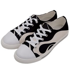 A Minimalist Pattern With Simple Lines And Shapes, Creating A Clean And Modern Aesthetic 06 Men s Low Top Canvas Sneakers by myclothy