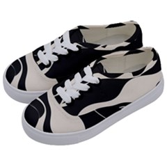 A Minimalist Pattern With Simple Lines And Shapes, Creating A Clean And Modern Aesthetic 06 Kids  Classic Low Top Sneakers by myclothy