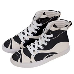 A Minimalist Pattern With Simple Lines And Shapes, Creating A Clean And Modern Aesthetic 06 Men s Hi-top Skate Sneakers