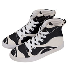 A Minimalist Pattern With Simple Lines And Shapes, Creating A Clean And Modern Aesthetic 06 Women s Hi-top Skate Sneakers