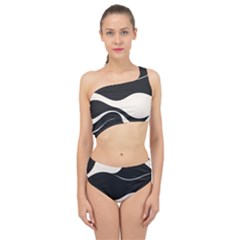 A Minimalist Pattern With Simple Lines And Shapes, Creating A Clean And Modern Aesthetic 06 Spliced Up Two Piece Swimsuit