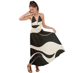 A Minimalist Pattern With Simple Lines And Shapes, Creating A Clean And Modern Aesthetic 06 Backless Maxi Beach Dress