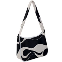 A Minimalist Pattern With Simple Lines And Shapes, Creating A Clean And Modern Aesthetic 06 Zip Up Shoulder Bag