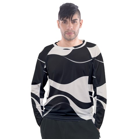 A Minimalist Pattern With Simple Lines And Shapes, Creating A Clean And Modern Aesthetic 06 Men s Long Sleeve Raglan T-shirt by myclothy