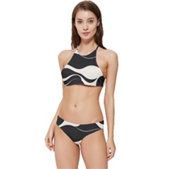 A Minimalist Pattern With Simple Lines And Shapes, Creating A Clean And Modern Aesthetic 06 Banded Triangle Bikini Set