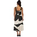 A Minimalist Pattern With Simple Lines And Shapes, Creating A Clean And Modern Aesthetic 06 Square Neckline Tiered Midi Dress View4