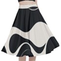 A Minimalist Pattern With Simple Lines And Shapes, Creating A Clean And Modern Aesthetic 06 A-Line Full Circle Midi Skirt With Pocket View1