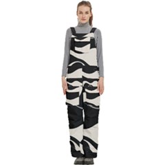 A Minimalist Pattern With Simple Lines And Shapes, Creating A Clean And Modern Aesthetic 06 Women s Side Zip Front Pouch Ski And Snowboard Bib Pants	