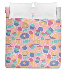 Ice Cream Donut Sweets Candie Duvet Cover Double Side (queen Size)