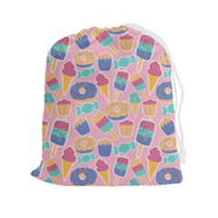 Ice Cream Donut Sweets Candie Drawstring Pouch (2xl)