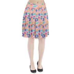 Ice Cream Donut Sweets Candie Pleated Skirt