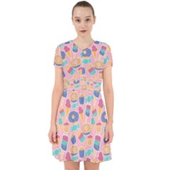 Ice Cream Donut Sweets Candie Adorable In Chiffon Dress