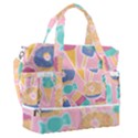 Ice Cream Donut Sweets Candie Sports Shoulder Bag with Shoes Compartment View1