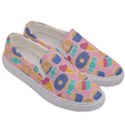 Ice Cream Donut Sweets Candie Men s Canvas Slip Ons View3