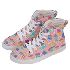 Ice Cream Donut Sweets Candie Men s Hi-top Skate Sneakers