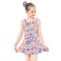 Ice Cream Donut Sweets Candie Kids  Skater Dress Swimsuit View1