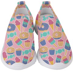 Ice Cream Donut Sweets Candie Kids  Slip On Sneakers