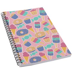 Ice Cream Donut Sweets Candie 5 5  X 8 5  Notebook