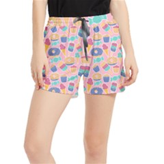 Ice Cream Donut Sweets Candie Women s Runner Shorts