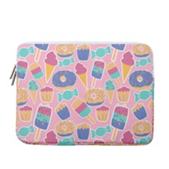 Ice Cream Donut Sweets Candie 13  Vertical Laptop Sleeve Case With Pocket by Apenda