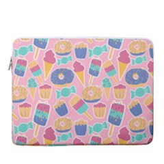 Ice Cream Donut Sweets Candie 15  Vertical Laptop Sleeve Case With Pocket