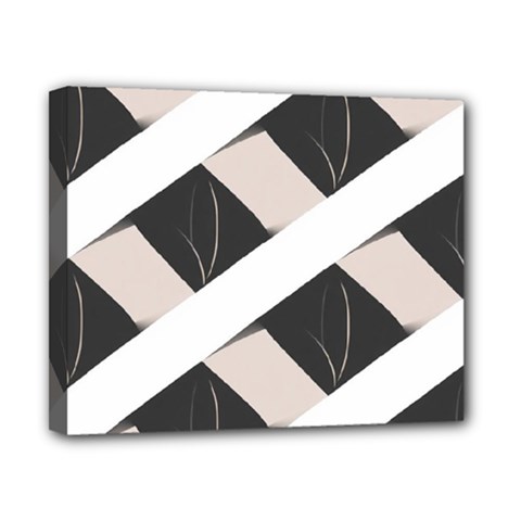 A Minimalist Pattern With Simple Lines And Shapes, Creating A Clean And Modern Aesthetic 07 Canvas 10  X 8  (stretched)