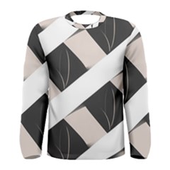 A Minimalist Pattern With Simple Lines And Shapes, Creating A Clean And Modern Aesthetic 07 Men s Long Sleeve T-shirt