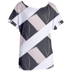 A Minimalist Pattern With Simple Lines And Shapes, Creating A Clean And Modern Aesthetic 07 Women s Oversized T-shirt