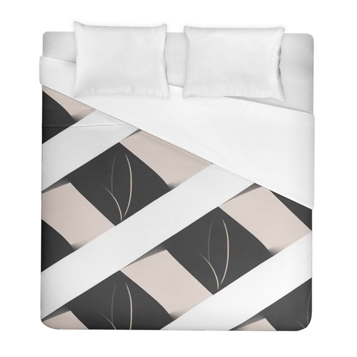 A Minimalist Pattern With Simple Lines And Shapes, Creating A Clean And Modern Aesthetic 07 Duvet Cover (Full/ Double Size)