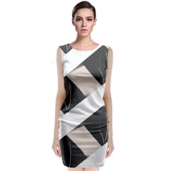 A Minimalist Pattern With Simple Lines And Shapes, Creating A Clean And Modern Aesthetic 07 Classic Sleeveless Midi Dress