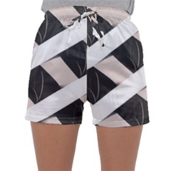 A Minimalist Pattern With Simple Lines And Shapes, Creating A Clean And Modern Aesthetic 07 Sleepwear Shorts