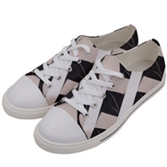 A Minimalist Pattern With Simple Lines And Shapes, Creating A Clean And Modern Aesthetic 07 Women s Low Top Canvas Sneakers