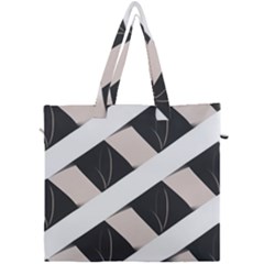 A Minimalist Pattern With Simple Lines And Shapes, Creating A Clean And Modern Aesthetic 07 Canvas Travel Bag