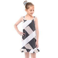 A Minimalist Pattern With Simple Lines And Shapes, Creating A Clean And Modern Aesthetic 07 Kids  Overall Dress