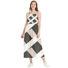 A Minimalist Pattern With Simple Lines And Shapes, Creating A Clean And Modern Aesthetic 07 Boho Sleeveless Summer Dress