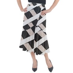 A Minimalist Pattern With Simple Lines And Shapes, Creating A Clean And Modern Aesthetic 07 Midi Mermaid Skirt